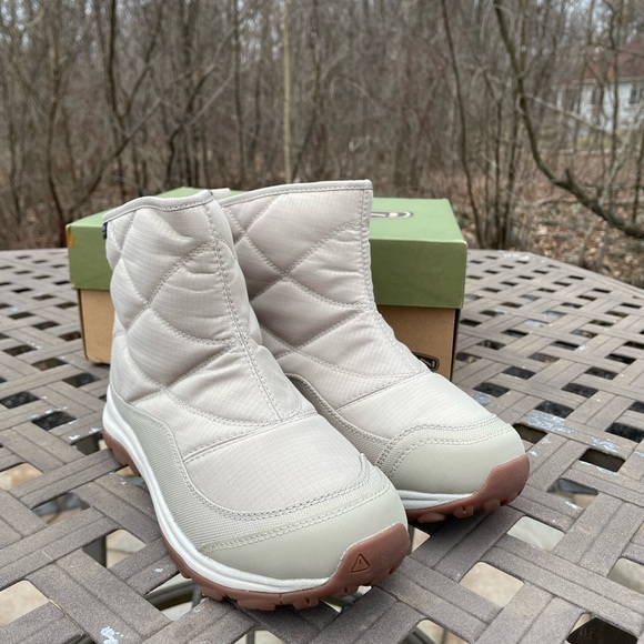 KEEN Terradora II Ankle Pull-On 8.5  Women's Outdoor Waterproof  Taupe Boot New - Picture 5 of 10